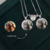 Colar Casal Personalizável Medalha M Prata: Conexão Perfeita (Foto, Nome, Coração Dividido)- Nasp