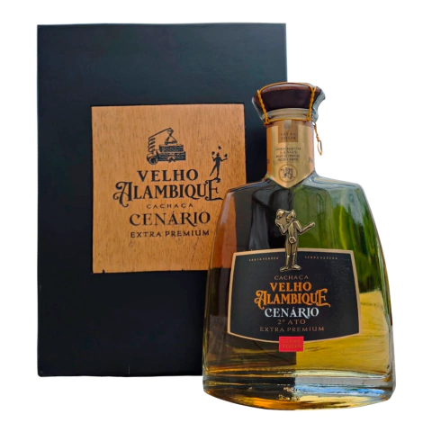 Cachaça Velho Alambique Extra Premium Cenário 2° ato 700ml