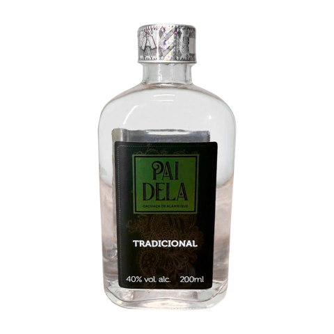 Cachaça Pai Dela Tradicional Prata 200ml