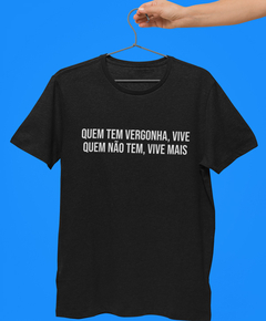Camiseta - Vergonha- tam. GG