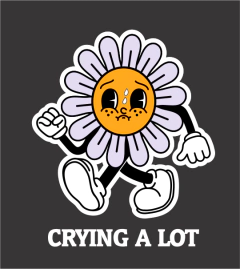 Moletom - Crying a Lot na internet
