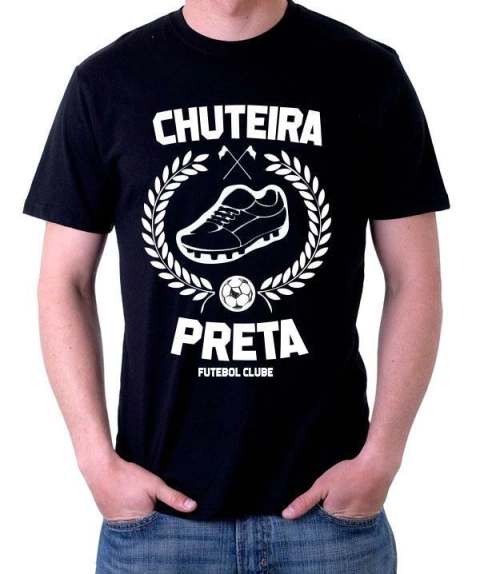 Camiseta - Chuteira Preta Futebol Clube