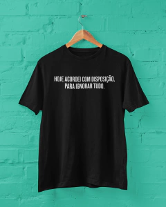 Camiseta - Disposição na internet