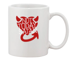 Caneca - Not today Satan