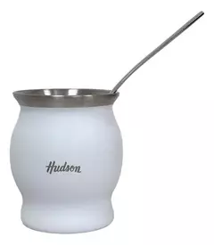 Mate Hudson De Acero Color Blanco Copa