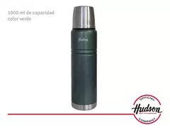 Set 3 Pzs Hudson Mate Vaso Con Bombilla + Termo 1 Lts Acero Verde - comprar online
