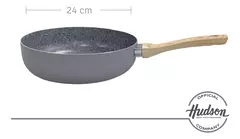 Sarten Alta 24cm Linea Granito Antiadherente Cerámico Hudson GRA24 - comprar online