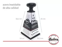 Rallador de cocina manual Hudson RA03 de acero inoxidable - comprar online