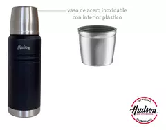 Termo Hudson Acero Negro De Acero Inoxidable 750 Ml - comprar online