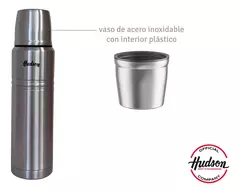 Termo Hudson Acero Pulido 1 Litro De Acero Inoxidable - comprar online