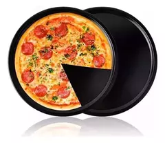 Pizzera Hudson Teflón Antiadherente 35 Cm Acero Horno - comprar online