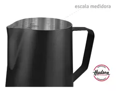 Jarro Pitcher Hudson W30 330ml barista arte latte cafe lechero color negro - comprar online