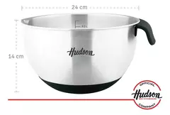 Bowl Hudson Acero Inoxidable 24 Cm Color Plateado - comprar online