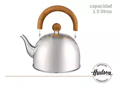 Hudson Pava Acero Inoxidable 1,5lts Pico Matero Mango Madera Normal Color Marrón en internet