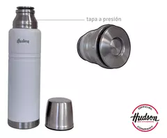 Termo Hudson Acero Blanco De Acero Inoxidable 1 Litros en internet