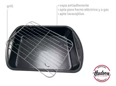 Asadera Acero Carbono 0.6mm Con Rejilla De Acero 40x28x7 en internet