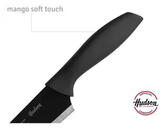 Hudson Basic BSSET04 4 cuchillos acero inoxidable con taco soporte color negro en internet