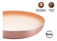 Sarten Ceramica Hudson Antiadherente Aluminio 24cm Color Cobre - AMODO ORDEN