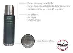 Termo Hudson Acero Verde De Acero Inoxidable 750 Ml - AMODO ORDEN