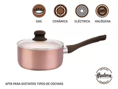 Cacerola Antiadherente Ceramico Hudson 18 Cm Color Cobre - AMODO ORDEN