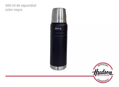 Termo Hudson Acero Negro De Acero Inoxidable 500 Ml - tienda online