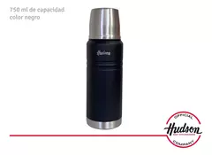 Termo Hudson Acero Negro De Acero Inoxidable 750 Ml - tienda online