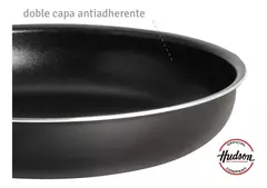 Batería De Cocina Hudson KitchenWare 09-10016N 5 Piezas Antiadherente Aluminio Color Negro - tienda online