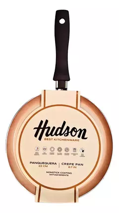 Imagen de Panquequera Hudson Antiadherente Ceramica 22cm Aluminio Color Cobre