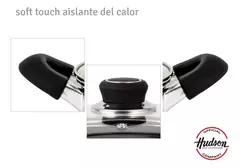 Cacerola Antiadherente Hudson 28 Cm Aluminio Color Negro