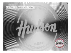 Batería De Cocina Hudson KitchenWare 09-10016N 5 Piezas Antiadherente Aluminio Color Negro - comprar online