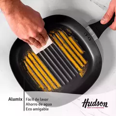Bifera Plancha Para Bife Hudson 26 Cm Antiadherente Color Negro en internet