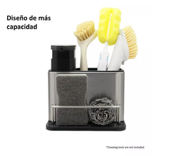 Organizador de Bacha con Dispenser acero inoxidable - comprar online