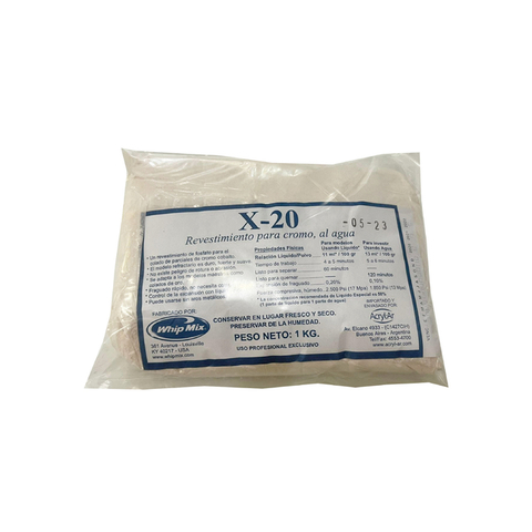 REVESTIMIENTO PARA CROMO AL AGUA X-20
