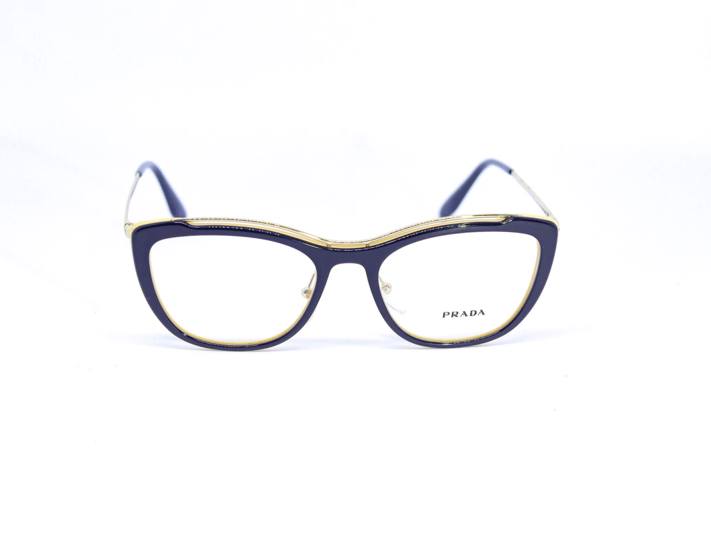 D2 PRADA PRETO E AMARELO VPR 04V 53X18 WU0-1O1 140