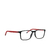 Armação Tommy Hilfiger Preta e Vermelha - TH 1785 BLX 145 58X18 - comprar online