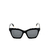 OCULOS DE SOL FURLA PRETO E DOURADO - *3 SFU621 53X19 COL.0700 140