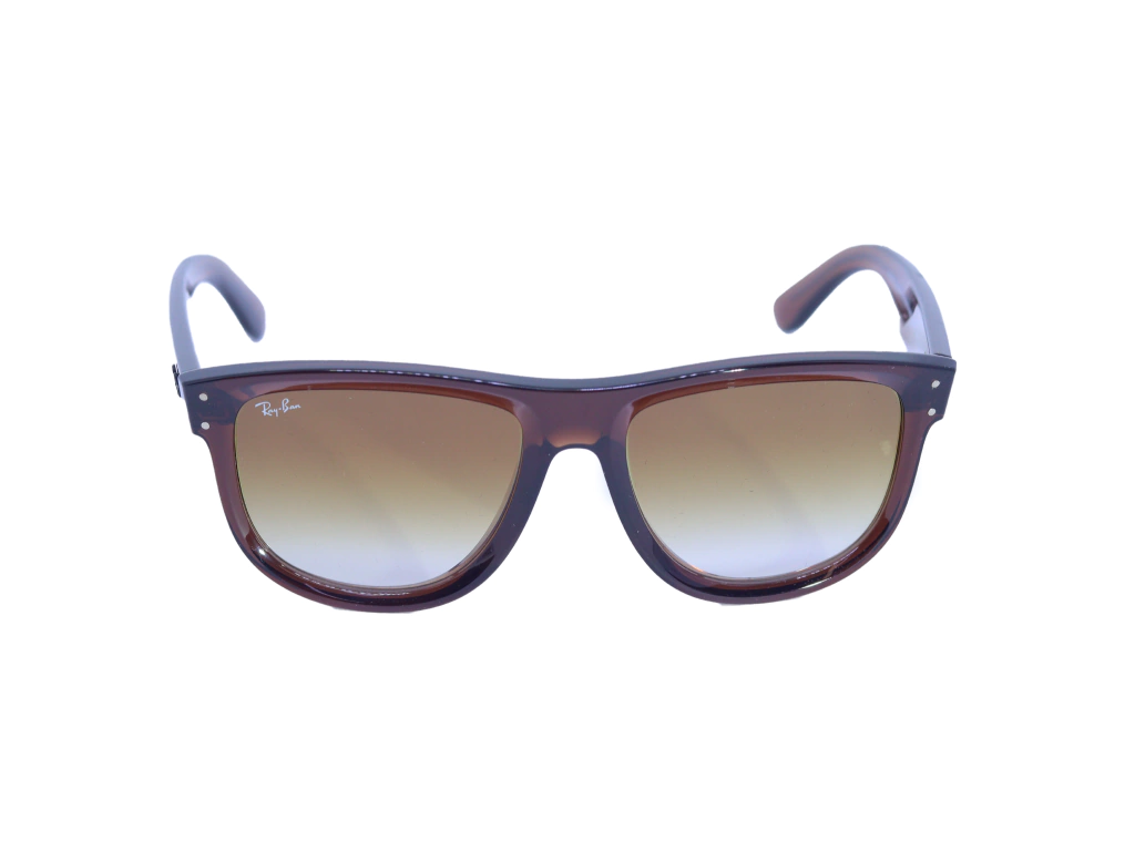 D SOLAR RAYBAN MARROM TRANSPARENTE RBR0501S BOYFRIEND REVERSE 6709/CB 56X18 145 2N