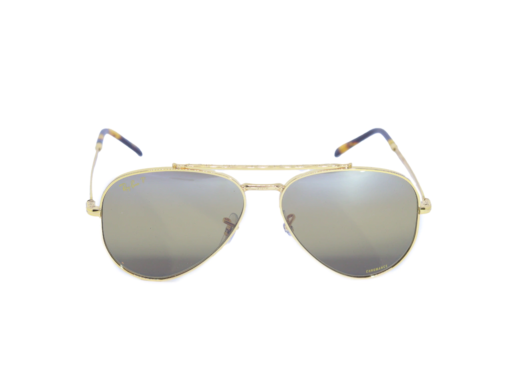 D SOLAR RAYBAN DOURADO RB3625 NEW AVIATOR 9196/G5 58X14 135 2P