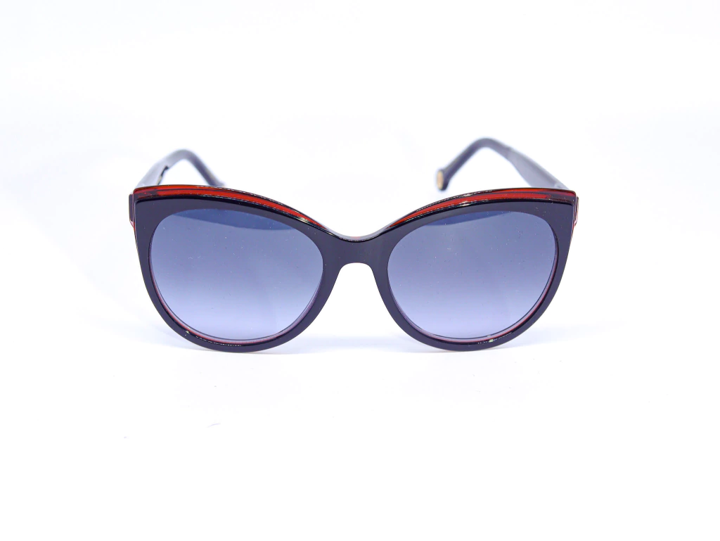 D SOLAR CAROLINA HERRERA PRETO E BORDO HER 0175/S 3H29O 57X19 145V