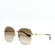 Óculos de Sol Gucci Dourado e Bordô - GG1089SA 002 61X15-145 XL na internet