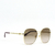 Óculos de Sol Gucci Dourado e Bordô - GG1089SA 002 61X15-145 XL - comprar online