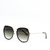 Óculos de Sol Atitude Preto Com Detalhes Dourado - AT8095 09A 57X18 145 - comprar online
