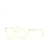 Armação Aviatore Amarelo Cristal e Dourada - E2144 C1 56X17-140 na internet