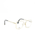 Armação Fendi Dourada e Preta - FF 0333 J5G 140 55X18 8-5 CE - comprar online