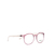 Armação Vertz Rosa Translúcida - 510142 51031 3449 47X17 132 - comprar online