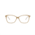 Armação Jimmy Choo Nude e Dourado Com Pedrinhas - JC292 22C 140 54X15