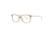 Armação Jimmy Choo Nude e Dourado Com Pedrinhas - JC292 22C 140 54X15 na internet