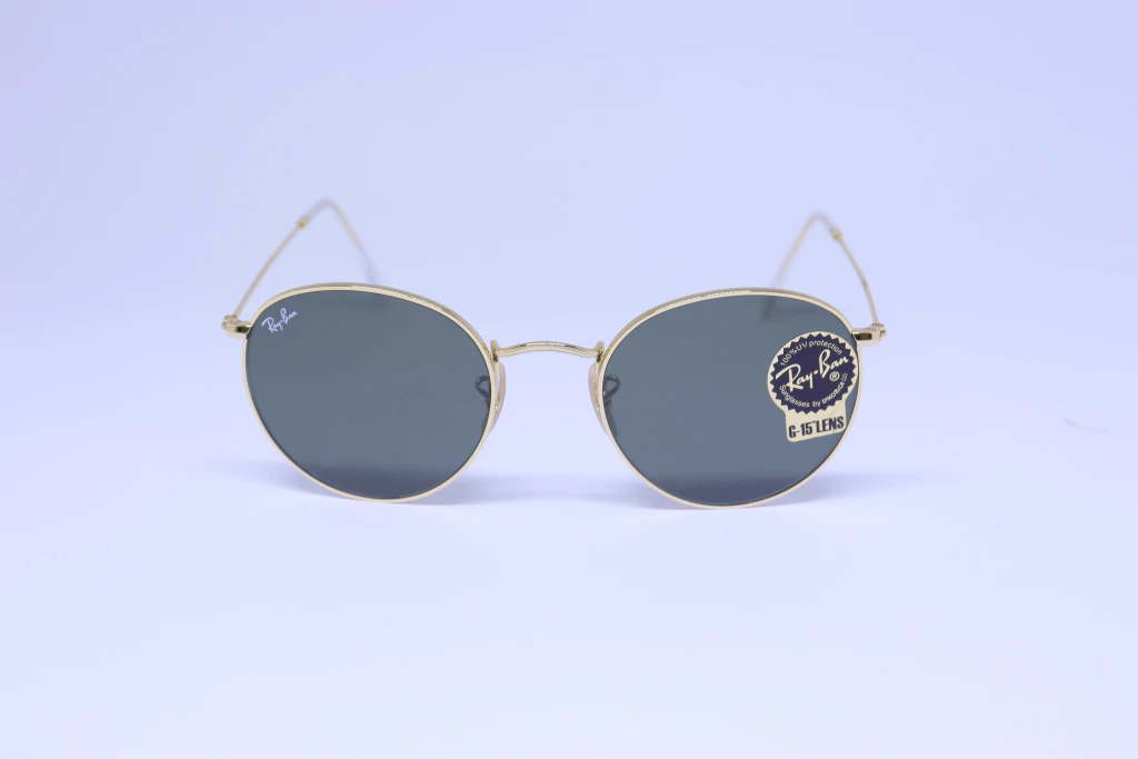 D SOLAR RAYBAN DOURADO RB 3447-NL ROUND METAL 001 53X21 145 3N