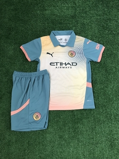 Conjunto Infantil Manchester City IV 2024/25 na internet