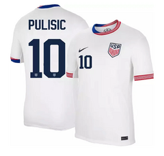 Camisa Estados Unidos I 2024/25 - Pulisic #10 Patches Copa América